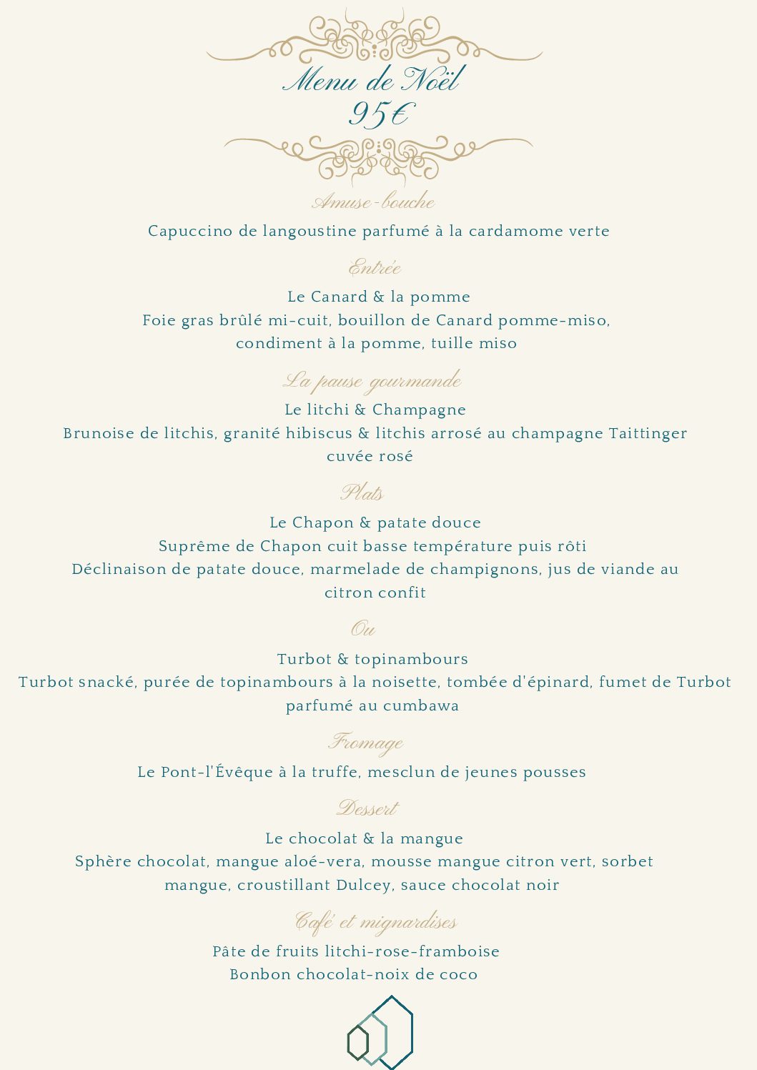 menu noel 2022